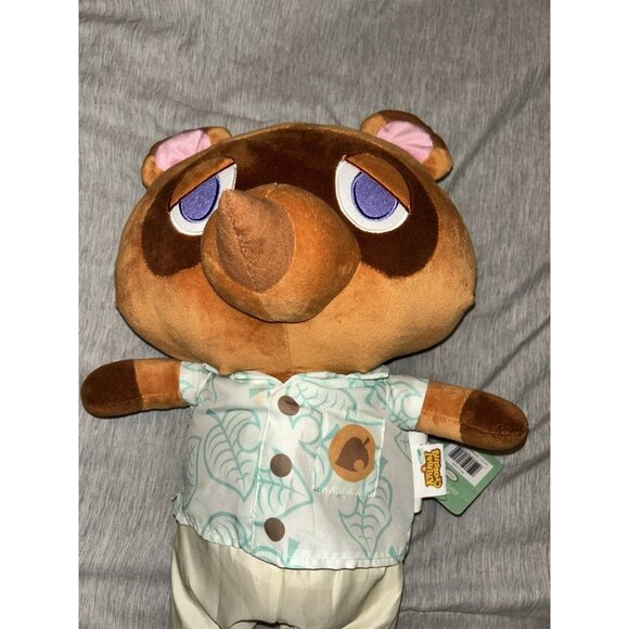 Nintendo Animal Crossing Tom Nook Raccoon Brown Plush Stuffed Animal 19" - Picture 3 of 7